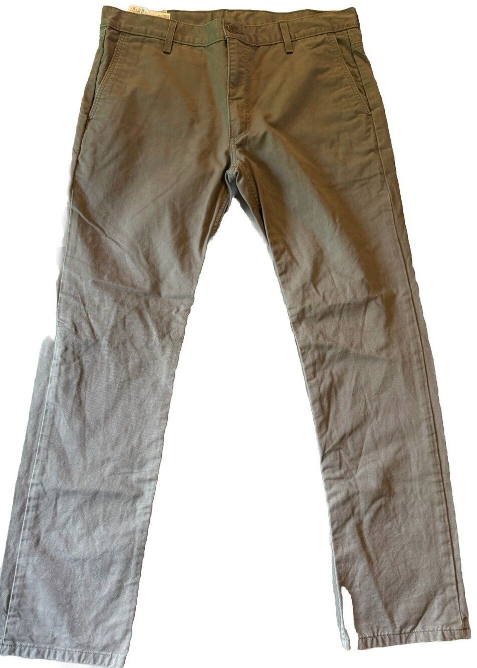 ⁠Levis 541 Athletic Taper Pants Mens 36x32 Gray Chino Casual Canvas Twill Denim